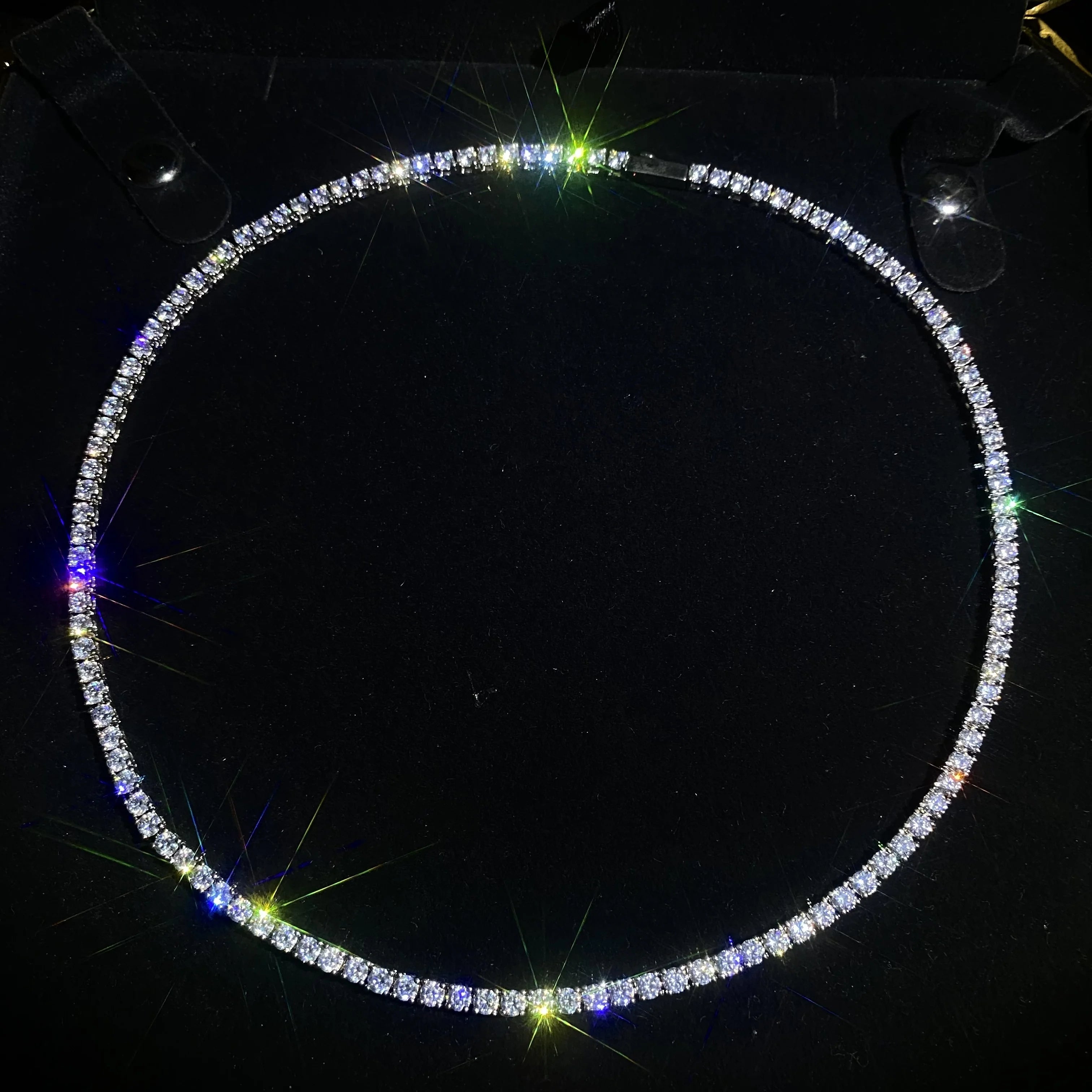 YSS JEWELRY 925 Silver 3mm Tennis Chain Chain 2022 New Hip Hop Necklace Male Female 3mm Tennis Chain