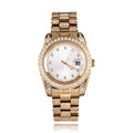 Hip Hop Mens Date Quartz Watch Waterproof Watches CZ Stone Paved Bling Iced Out Stainless Steel Watch for Men Charm Jewelry